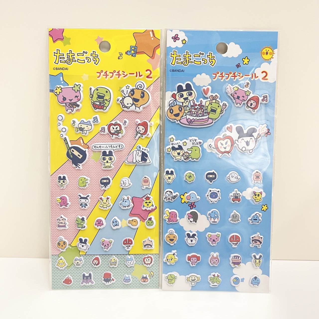 たまごっちプチプチシール2の2種類