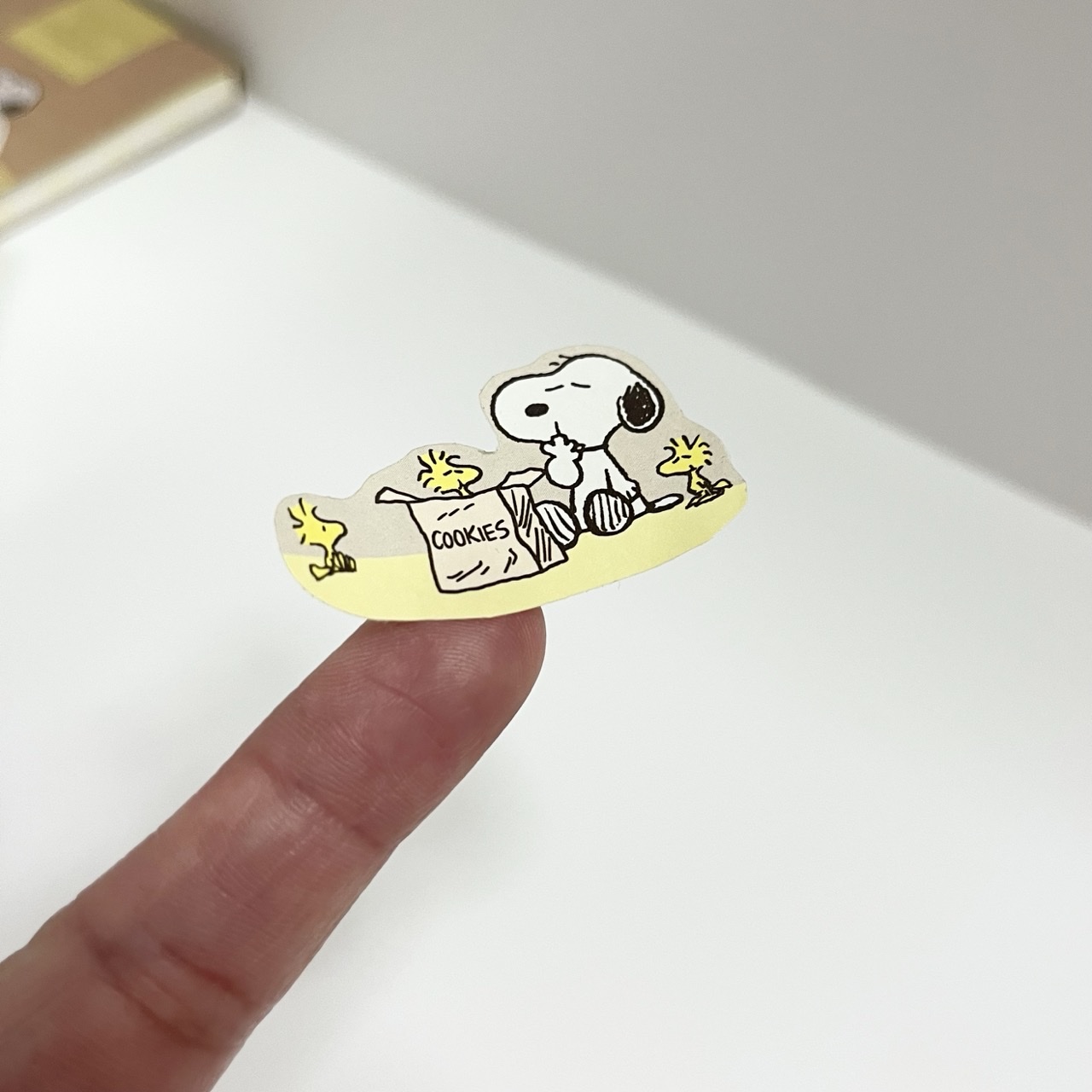 つくるんシートで作ったフレークシールの完成品
