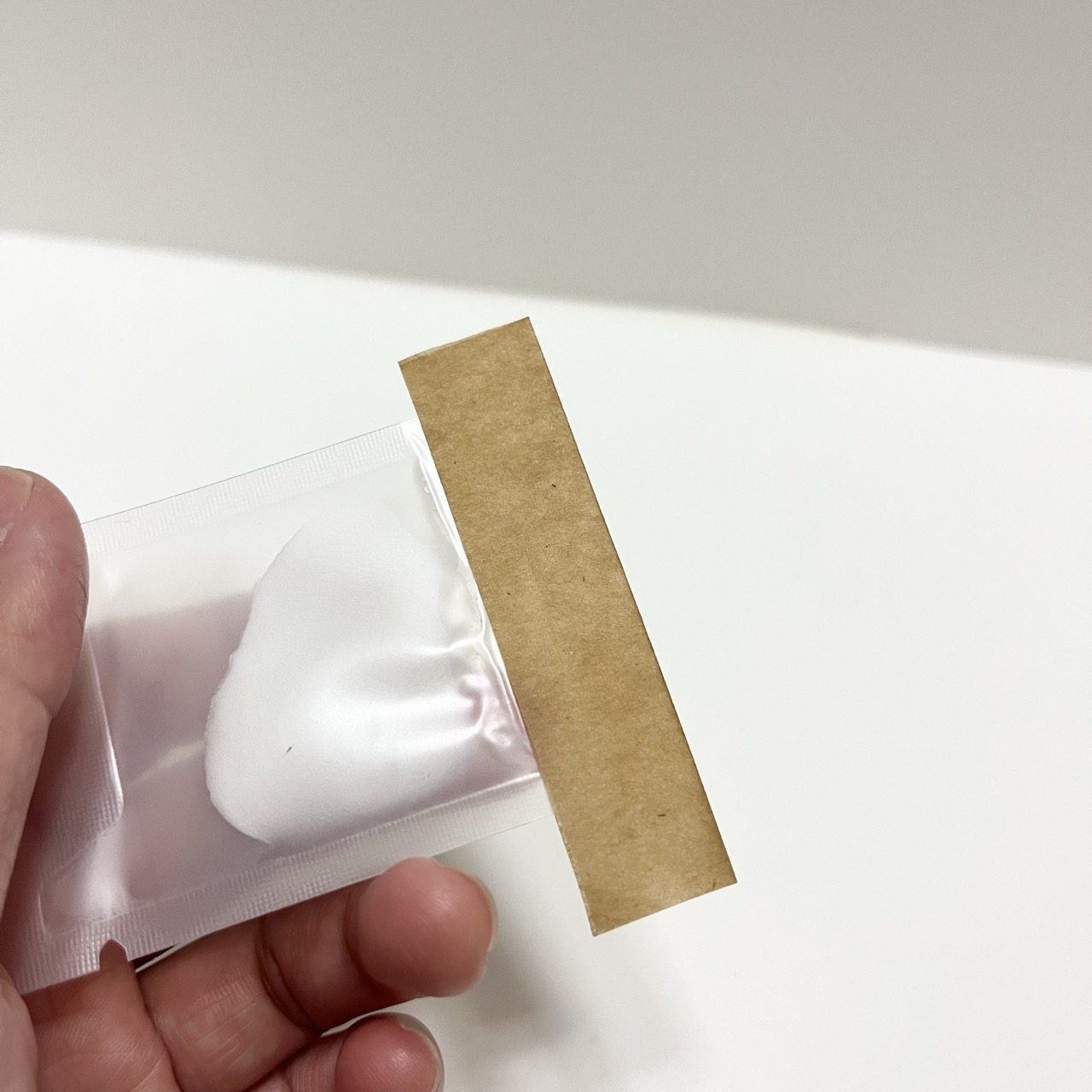 2回目はクッキングシートを細く